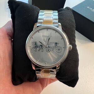 Coach Grand Carriage Two-Tone Watch - NWOT